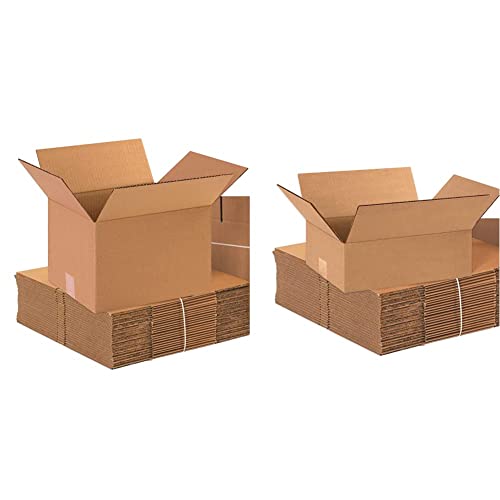 קופסאות הובלה אווידיטי בינוניות 12 ליטר על 10וואט על 8שעה, 25-מארז | קופסת קרטון גלי לאריזה, משלוח ואחסון